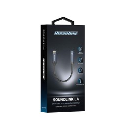 محول الصوت RR SoundLink LA Lightning إلى 3.5 مم 0.1M (تحويلة سماعة) RR SoundLink LA Audio Adapter Lightning to 3.5mm 0.1M