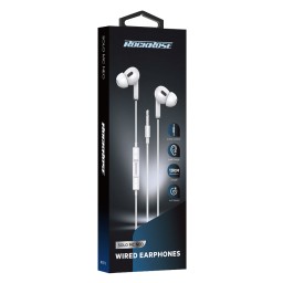 سماعة لاسلكية RR Solo Neo – أبيض RR Wired Earphones Solo Neo White