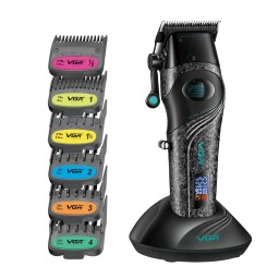 ماكينة قص وتدريج الشعر الاحترافية بمحرك BLDC عالي السرعة من في جي آر (VGR) VGR V-857C Professional BLDC Motor Cordless Hair Clipper
