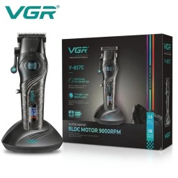 ماكينة قص وتدريج الشعر الاحترافية بمحرك BLDC عالي السرعة من في جي آر (VGR) VGR V-857C Professional BLDC Motor Cordless Hair Clipper
