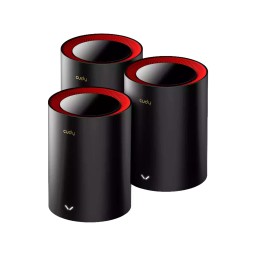 نظام CUDY M3000 شبكي Wi-Fi 6 AX3000 مع منفذ 2.5G – باكيت 3 قطع CUDY M3000 – 3PCS AX3000 2.5G Mesh Wi-Fi 6 System