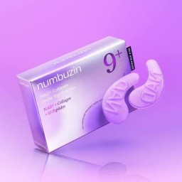 لصقات Numbuzinهيدروجيل  رقم 9 بالـ NAD+ والكولاجين لشد محيط العينين Numbuzin No.9 NAD+ Collagen Under Eye Patches