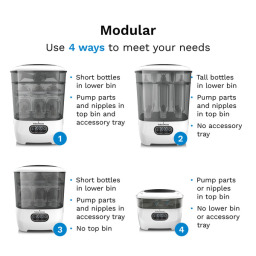 جهاز تعقيم وتجفيف زجاجات الأطفال المتقدم Advanced Baby Bottle Steriliser & Dryer