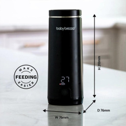 جهاز تسخين زجاجات محمول Baby Brezza SuperFast - أسود Baby Brezza SuperFast Portable Bottle Warmer - Black