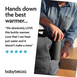 جهاز تسخين زجاجات محمول Baby Brezza SuperFast - أسود Baby Brezza SuperFast Portable Bottle Warmer - Black