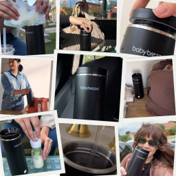 جهاز تسخين زجاجات محمول Baby Brezza SuperFast - أسود Baby Brezza SuperFast Portable Bottle Warmer - Black