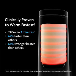 جهاز تسخين زجاجات محمول Baby Brezza SuperFast - أسود Baby Brezza SuperFast Portable Bottle Warmer - Black