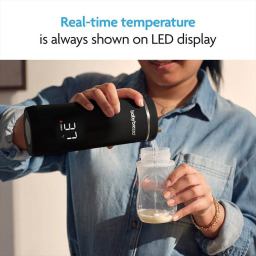جهاز تسخين زجاجات محمول Baby Brezza SuperFast - أسود Baby Brezza SuperFast Portable Bottle Warmer - Black