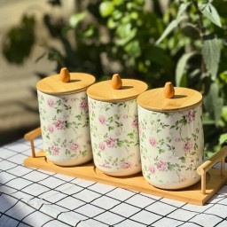 سيت شكردان Sugar bowl set