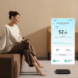الميزان الذكي شياومي S200 (رمادي داكن) Xiaomi Smart Scale S200 (Dark Grey)