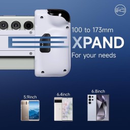 وحدة تحكم EasySMX M05 للألعاب على الهواتف الذكية (iPhone بمنفذ USB-C وAndroid)، مزودة بمشغلات بتقنية Hall واهتزاز متطور. EasySMX M05 Mobile Gaming Controller for iPhone  (USB-C) & Android,Phone Controller for Android with Hall Trigger