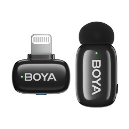 ميكروفون BOYA Mini-16 اللاسلكي فائق الصغر – إصدار Lightning لأجهزة iOS BOYA Mini-16 Ultra-Compact 2.4 GHz Wireless Microphone System – Lightning for iOS