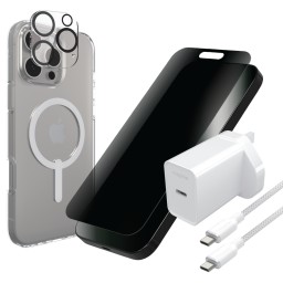 باقة 5 في 1 من زاك للايفون 16 برو ماكس Zagg 5 in 1 Bundle For iPhone 16 Pro Max