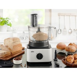 محضرة طعام براون بيور إيز 8 في 1 - 2.1 ليتر - 800 واط - FP0132 Braun PurEase Food Processor 8in1-FP0132