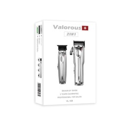 ماكنة حلاقه شحن 2 في 1 ولوس موديل VL-112 2-in-1 Rechargeable Hair Clipper,  , Valorous Model VL-112