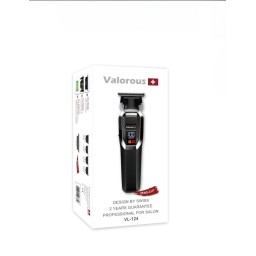 ماكنة حلاقه شحن , شاشة LCD ولروس موديل VL-124 Rechargeable hair clipper, LCD screen, Valorous model VL-124