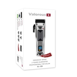 ماكنة حلاقه شحن , شاشة LCD ولروس موديل VL-129 Rechargeable hair clipper, LCD screen, Valorouss model VL-129