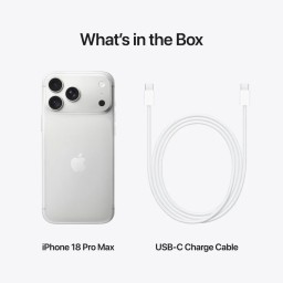 موبايل ابل Apple iPhone 18 Pro Max بذاكرة 256GB - شريحه الكترونيه – فضي Apple iPhone 18 Pro Max Mobile Phone - E-SIM - 256 - GB  - Silver