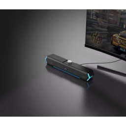 هافت M19 مكبر صوت سطح المكتب أسود Havit M19 SoundBar Desktop Speaker Black