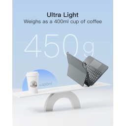 لوحة مفاتيح Inateck فائقة الخفة لجهاز iPad 11 pro Air A16 Inateck Ultralight Keyboard for iPad (A16) 11th/10th Gen 2022 (11/10.9 inch), Air 11" M4 2026/M3/M2, Air5/4th, Pro 11 4/3/2/1