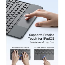 لوحة مفاتيح Inateck فائقة الخفة لجهاز iPad 11 pro Air A16 Inateck Ultralight Keyboard for iPad (A16) 11th/10th Gen 2022 (11/10.9 inch), Air 11" M4 2026/M3/M2, Air5/4th, Pro 11 4/3/2/1