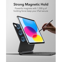 حافظة ESR مع لوحة مفاتيح لجهاز iPad (الجيل الحادي عشر والعاشر) - Magic Keyboard لجهاز iPad مقاس 10.9 بوصة ESR iPad 11th(A16, 2025)/10th Gen Case with Keyboard, Magic Keyboard for iPad 10.9", Case with Floating Cantilever Stand,