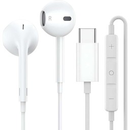 سماعة ايفون تايب سي type c iphone earphone