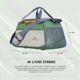 حقيبة جم Toni من ماركة TRAWOC Toni gym bag from TRAWOC