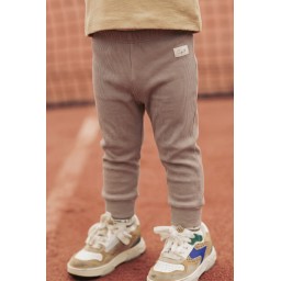 بنطال ليقنز للأطفال 1-5 سنوات - بيج Kids Leggings Pants 1-5 Years - Beige