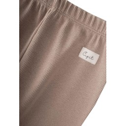 بنطال ليقنز للأطفال 1-5 سنوات - بيج Kids Leggings Pants 1-5 Years - Beige