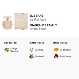 عطر ايلي صعب لي بارفيوم او دو بارفيوم 90مل Elie Saab Le Parfum Eau de Parfum 90ml