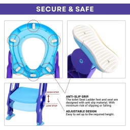 مقعد طفل غربي مع كوشة Kids Western Toilet Seat with Cover