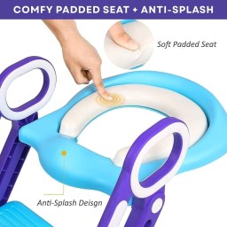 مقعد طفل غربي مع كوشة Kids Western Toilet Seat with Cover