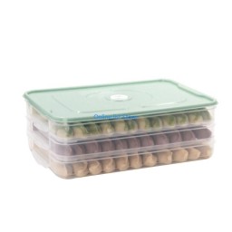 منظم وحافظ الطعام المتعدد الطبقات Pastry and Kibbeh Freezer Box