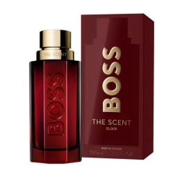 عطر هوغو بوس ذا سنت اليكسير الرجالي بارفيوم انتنس 100مل Hugo Boss The Scent Elixir Men's Perfume Intense 100ml
