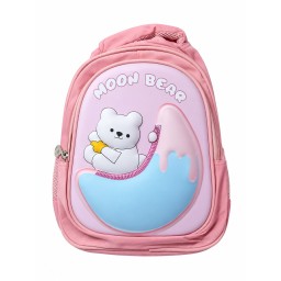 حقيبة مدرسية مع هدية لانش بوكس ومطارة School bag with a free lunch box and water bottle.