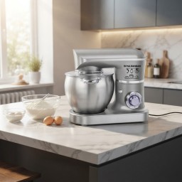 عجانة كهربائية ستانلس ستيل رويال رحماني  بسعة 8.5 لتر electric mixer
