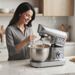 عجانة كهربائية ستانلس ستيل رويال رحماني  بسعة 8.5 لتر electric mixer