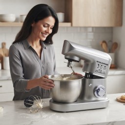 عجانة كهربائية ستانلس ستيل رويال رحماني  بسعة 8.5 لتر electric mixer