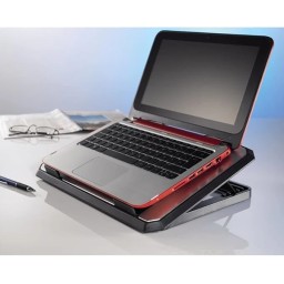 قاعدة تبريد المحمول هاما "وايف" بفتحات تهوية ومروحة مدمجة Hama "Wave" Notebook / Laptop Cooler