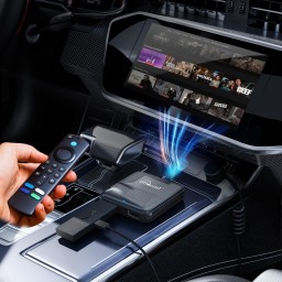 جهاز OTTOCAST Autocast Car TV Mate Pro TV Mate مزود بمخرج HDMI للتوصيل بأجهزة التلفزيون اللاسلكية. OTTOCAST Autocast Car TV Mate Pro TV Mate HDMI Output Connects to TV Sticks, Screen Casters, DVDs, etc., Wireless, CarPlay
