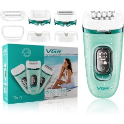 جهاز إزالة الشعر  3 في 1 من في جي آر VGR   3-in-1 Lady Epilator