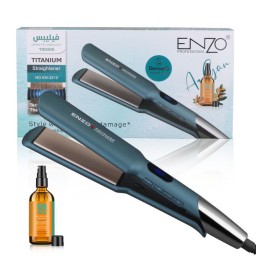 كاوية الشعر  بالتيتانيوم من إنزو ENZO Professional Titanium Hair Straightener