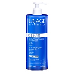 شامبو يورياج دي إس هير اللطيف والموازن الحجم الاقتصادي الكبير - 500 مل Uriage DS Hair Soft Balancing Shampoo - 500ml
