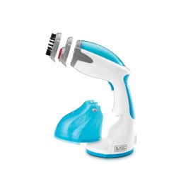 مكواة بخار يدوية من بلاك+ديكر HST1200-B5 قوة 1200واط باللون الابيض والازرق Black&Decker HST1200-B5 HANDY GARMENT STEAMER 1200W white/blue