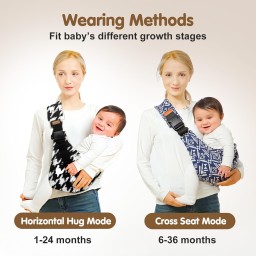 حمالة أطفال بطبعة جلد النمر Leopard Print Baby Carrier