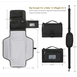 مفرش تغيير الحفاضات المحمولة حديثي الولادة Portable Diaper Changing Pad for Newborn Baby