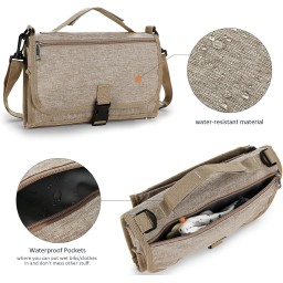 مفرش تغيير الحفاضات المحمولة حديثي الولادة Portable Diaper Changing Pad for Newborn Baby