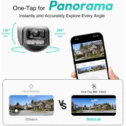 Botslab W311 Outdoor Pan/Tilt Smart Security Camera (2K 3MP) كاميرا المراقبة الخارجية الذكية المتحركة بوتسلاب W311 بدقة 2K و3 ميجابكسل
