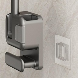 حامل مجفف شعر جداري متعدد الوظائف 3 في 1 3-in-1 Hands-Free Wall Mount Hair Dryer Holder Stand